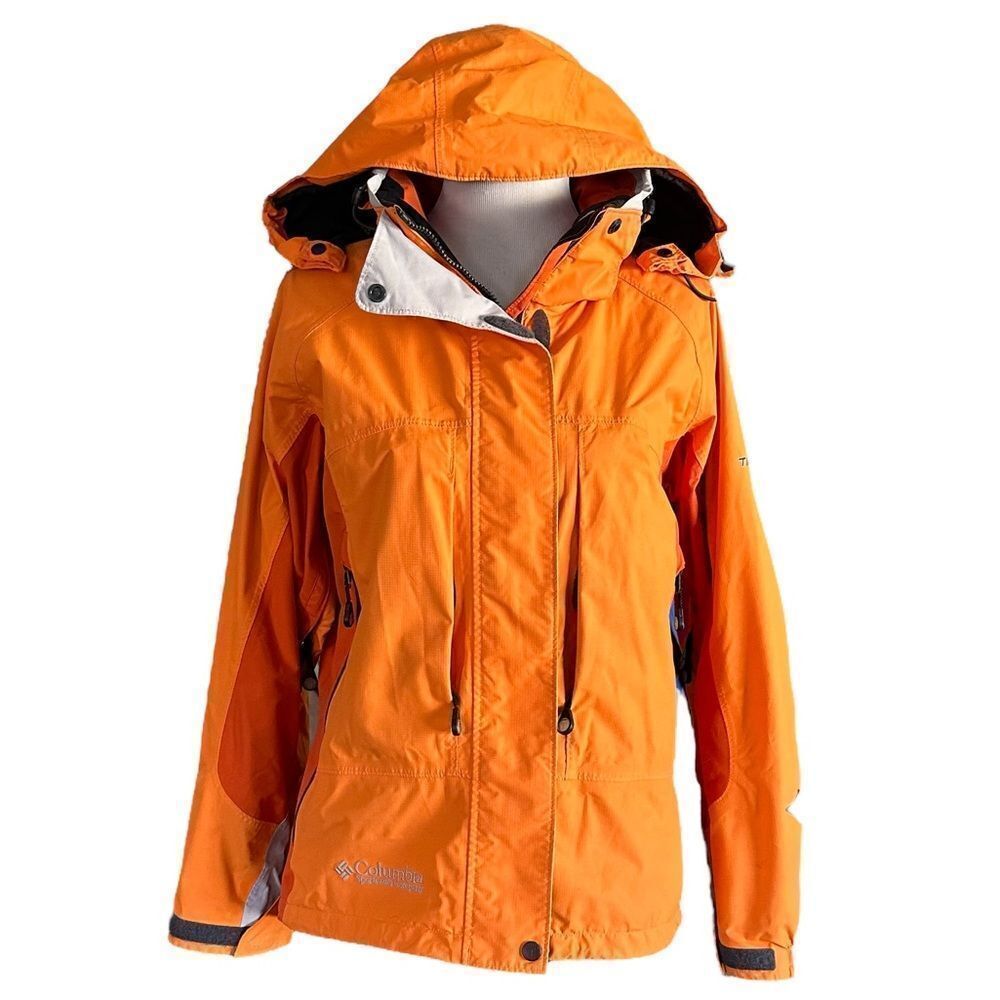 Columbia Jacket Titanium Interchange Ski Rain Ora… - image 2